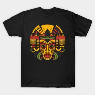 African art with pan-africanism symbolism T-Shirt